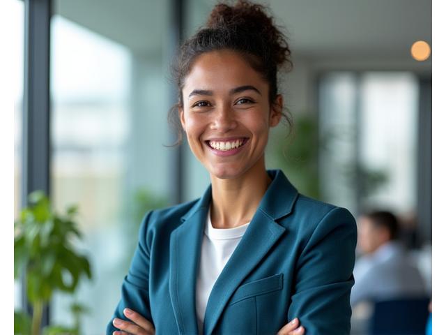 Emerald Shield Insurance team member working in an Irish office